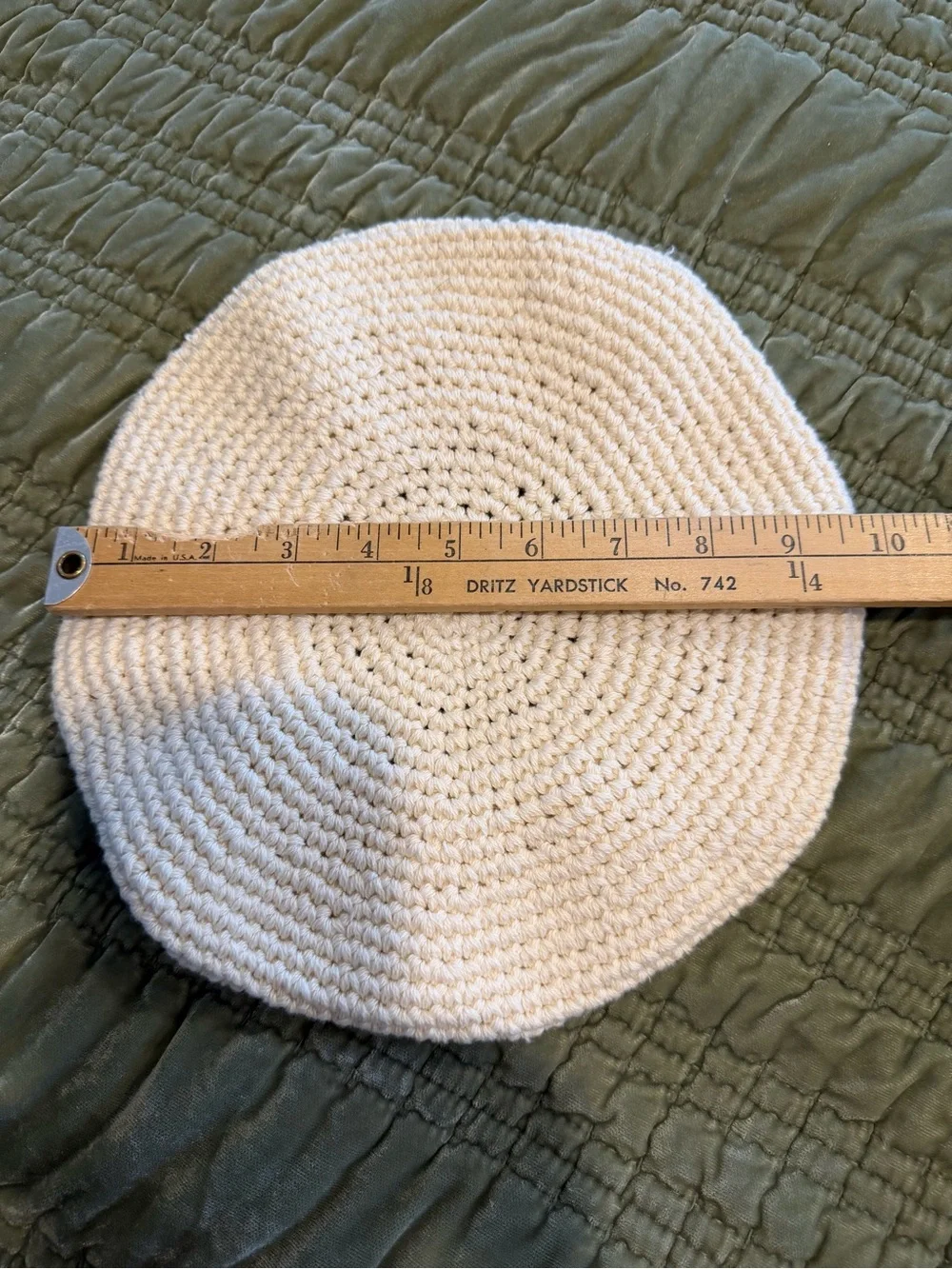 Free People Evermore Crochet Beret NWT Ivory Rose Embroidery Boho Cottagecore